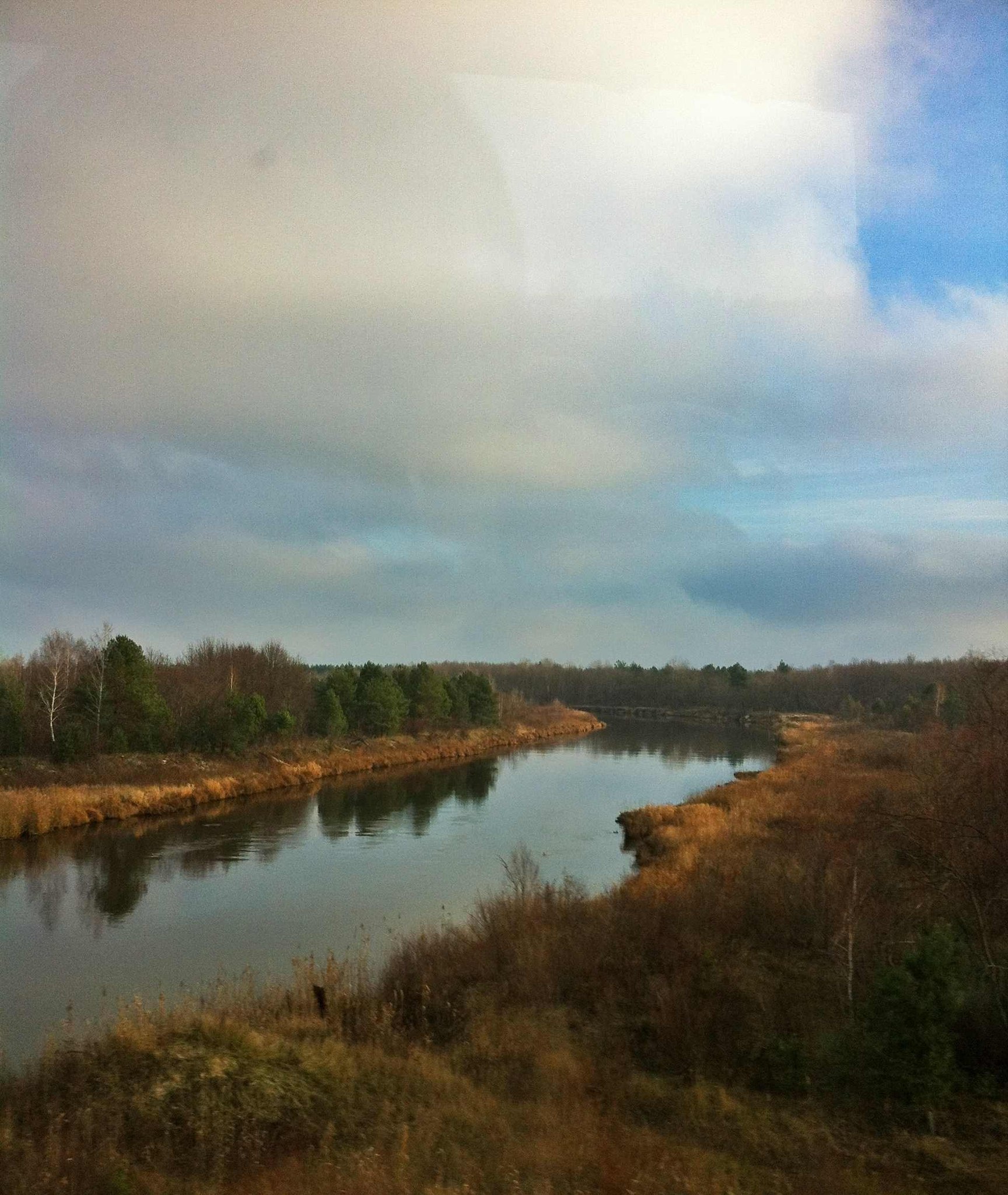 Река Уж недалеко от Чернобыля